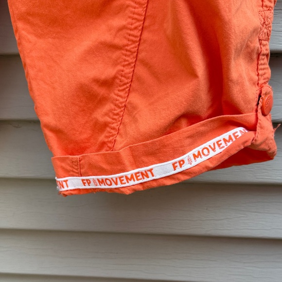 NWOT Free People FP Movement Mesmerize Me Cargo Pants in Orange Size Small - Picture 8 of 13